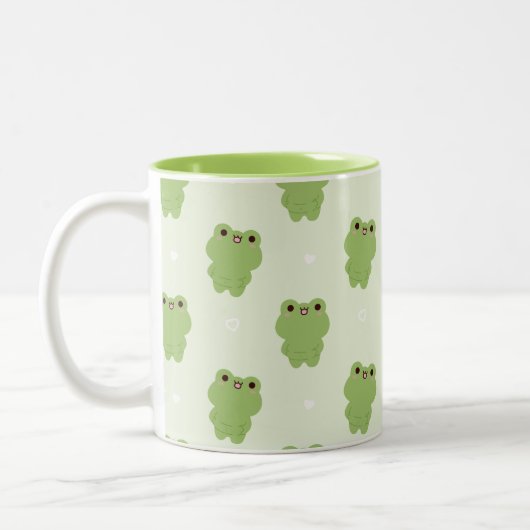 Chonky Frog Zweifarbige Tasse (Links)