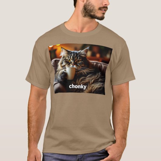 Chonky Maine Coon T-Shirt (Vorderseite)