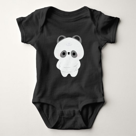 Chonky Panda Baby Strampler (Vorderseite)