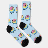 Chonky Pansexual Frog Pride Socks | Cute Pan Pride Socken (Rechts)