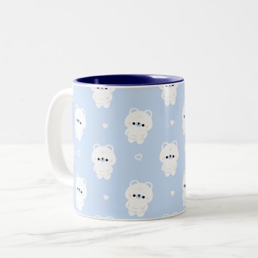 Chonky-Polar Zweifarbige Tasse (Vorderseite Links)