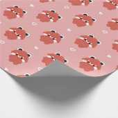 Chonky Red Panda Geschenkpapier (Ecke)