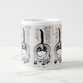 Chonky Striped Japanese Tabby Cat Jumbo-Tasse