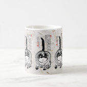 Chonky Striped Japanese Tabby Cat Kaffeetasse (Mittel)