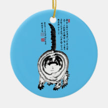 Chonky Striped Japanese Tabby Cat