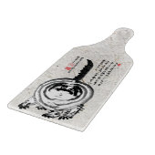 Chonky Striped Japanese Tabby Cat Schneidebrett (Ecke)