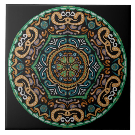 Chons Da Mandala Fliese (Vorderseite)