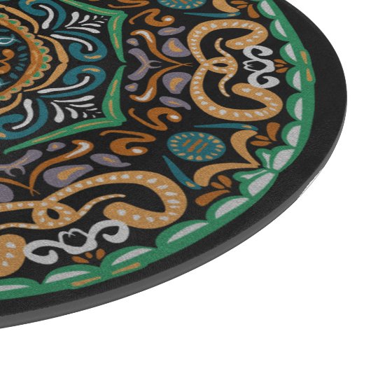 Chons Da Mandala Schneidebrett (Ecke)