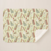 Choo Choo Antike Züge Sherpadecke (Vorderseite (Horizontal))