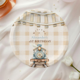 Choo Choo Bahn 1. Geburtstag Pappteller