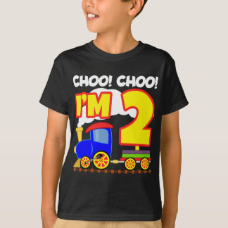 Choo Choo Bahn 2. Geburtstag - Choo Choo I m 2 T-Shirt