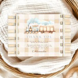 Choo Choo Bahn 2. Geburtstag Dankeskarte