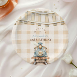 Choo Choo Bahn 2. Geburtstag Pappteller