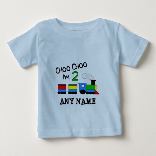 Choo Choo bin ich 2! Mit ZUG Baby T-shirt (Vorderseite)