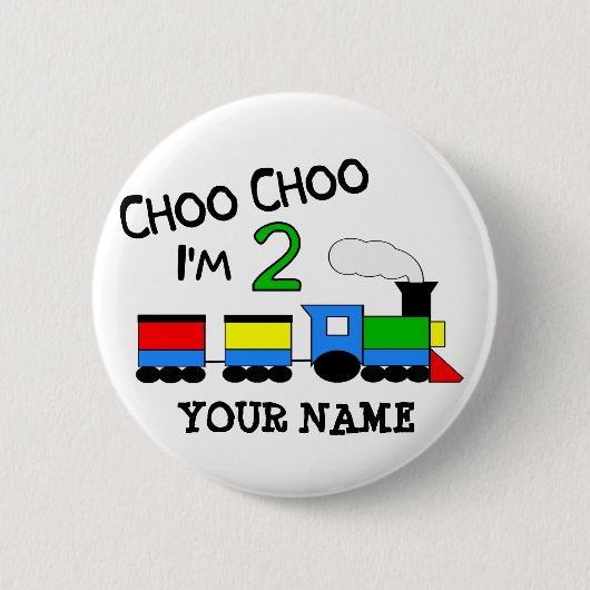 Choo Choo bin ich 2! Mit ZUG Button (Vorderseite)
