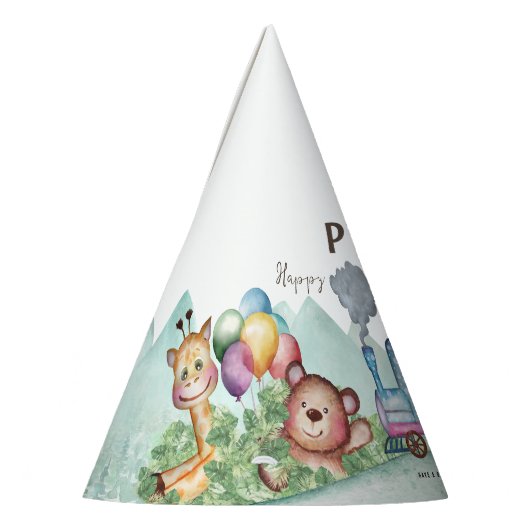 Choo Choo Eisenbahn Thema Party Hat Partyhütchen (Links)