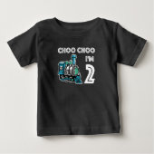 Choo Choo I m 2 Cool Train to Shirt für Jungen (Vorderseite)