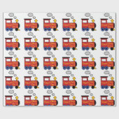 Choo Choo, ich bin zwei Geschenkpapier (Flach)