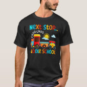 Choo Choo Next Stop Middle School Funny Train Grad T-Shirt (Vorderseite)