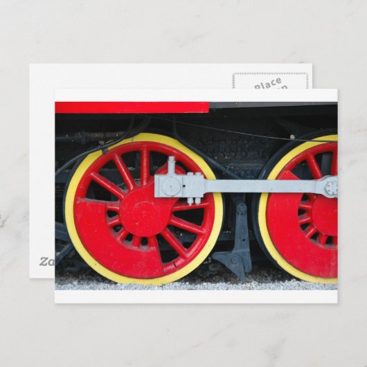 Choo Choo Postkarte (Vorne/Hinten)