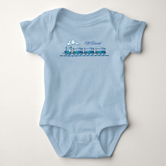 Choo Choo Train Baby Bodysuit Strampler (Vorderseite)
