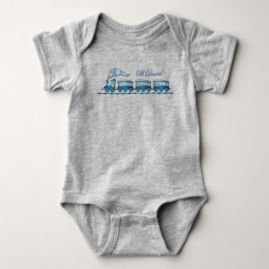 Choo Choo Train Baby Bodysuit Strampler (Vorderseite)