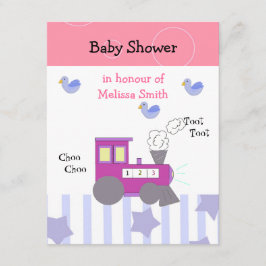 Choo Choo Train Baby Dusche Einladung