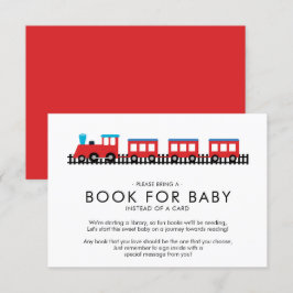 CHOO CHOO TRAIN Baby Showbook for Baby Einladung