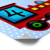 Choo Choo Train Banner Poster (Ecke)