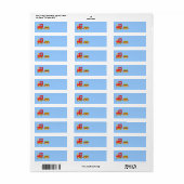 Choo Choo Train Blank Labels (Vorne)
