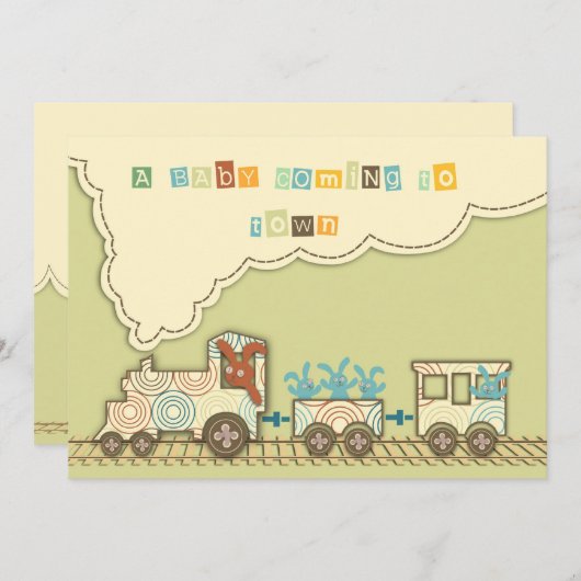 Choo Choo Train Card 2 (Vorne/Hinten)