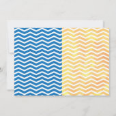 Choo Choo Train & Construction Joint Birthday Einladung (Rückseite)