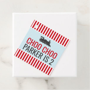 Choo Choo Train Gastgeschenk Geschenktasten Geschenkanhänger