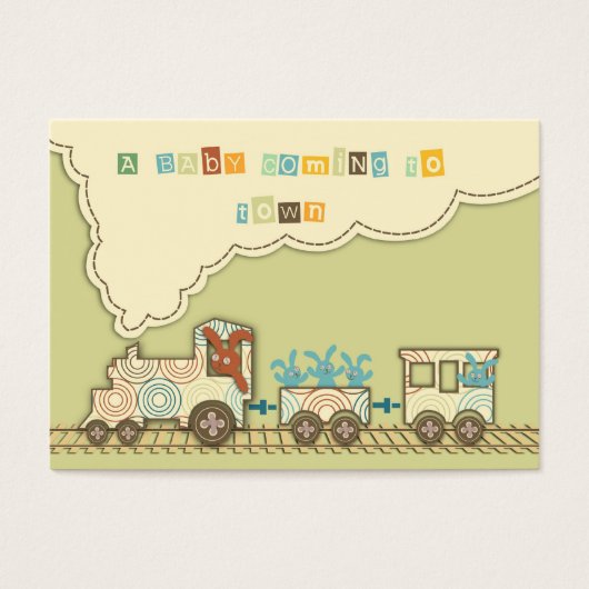 Choo Choo Train Geschenkmarke (Vorderseite)