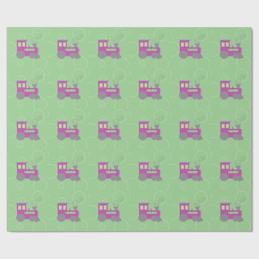 Choo Choo Train Geschenkpapier (Flach)