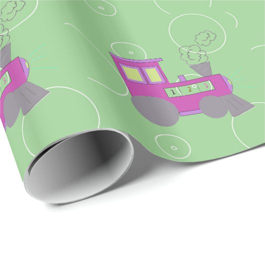 Choo Choo Train Geschenkpapier (Rolleneckpunkt)