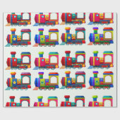 Choo Choo Train Geschenkpapier (Flach)