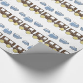 Choo Choo Train Geschenkpapier (Ecke)