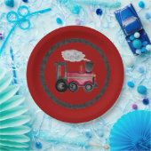 Choo Choo Train Kids Trains Individuell anpassen Pappteller (Party)