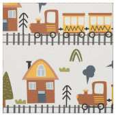 Choo Choo Train Pattern Little Kid Kinderzimmer Stoff (Muster)