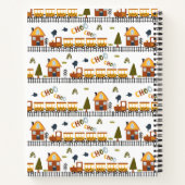 Choo Choo Train Pattern Little Kid Name School Notizblock (Rückseite)