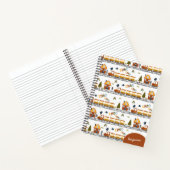 Choo Choo Train Pattern Little Kid Name School Notizblock (Innenseite)