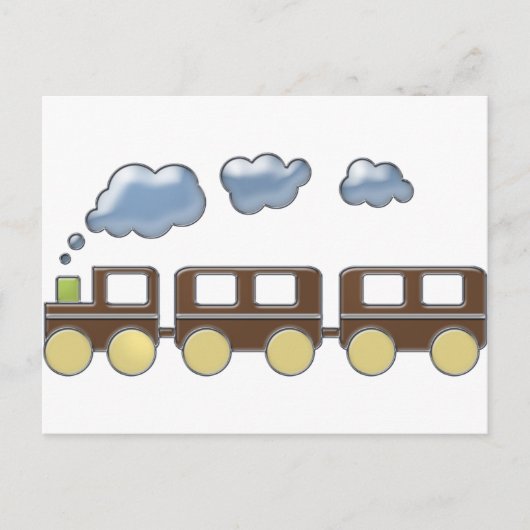 Choo Choo Train Postkarte (Vorderseite)
