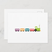 Choo Choo Train Postkarte (Vorne/Hinten)