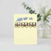 Choo Choo Train Postkarte (Stehend Vorderseite)