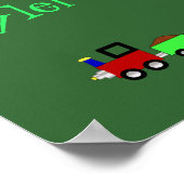 Choo Choo Train Room Sign Poster (Ecke)