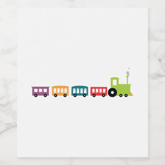 Choo Choo Train Weinetikett (Einzelnes Label)