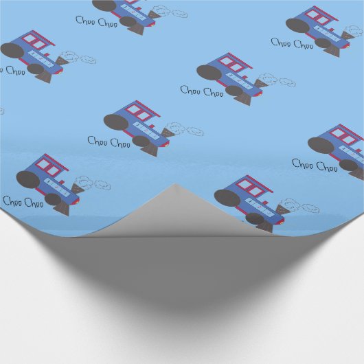 Choo Choo Trains Geschenkpapier (Ecke)