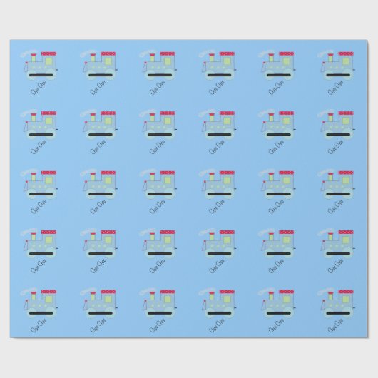 Choo Choo Trains Geschenkpapier (Flach)