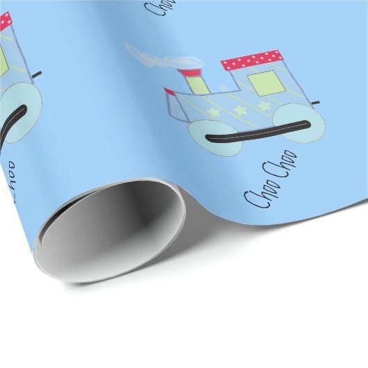 Choo Choo Trains Geschenkpapier (Rolleneckpunkt)